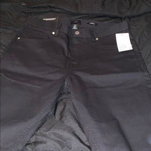 Black chinos
